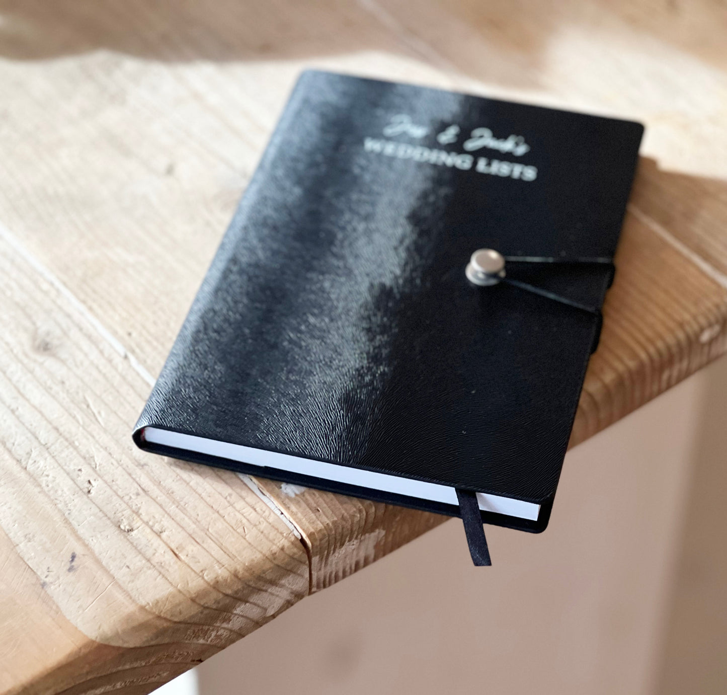 Personalised Wedding Essentials Notebook