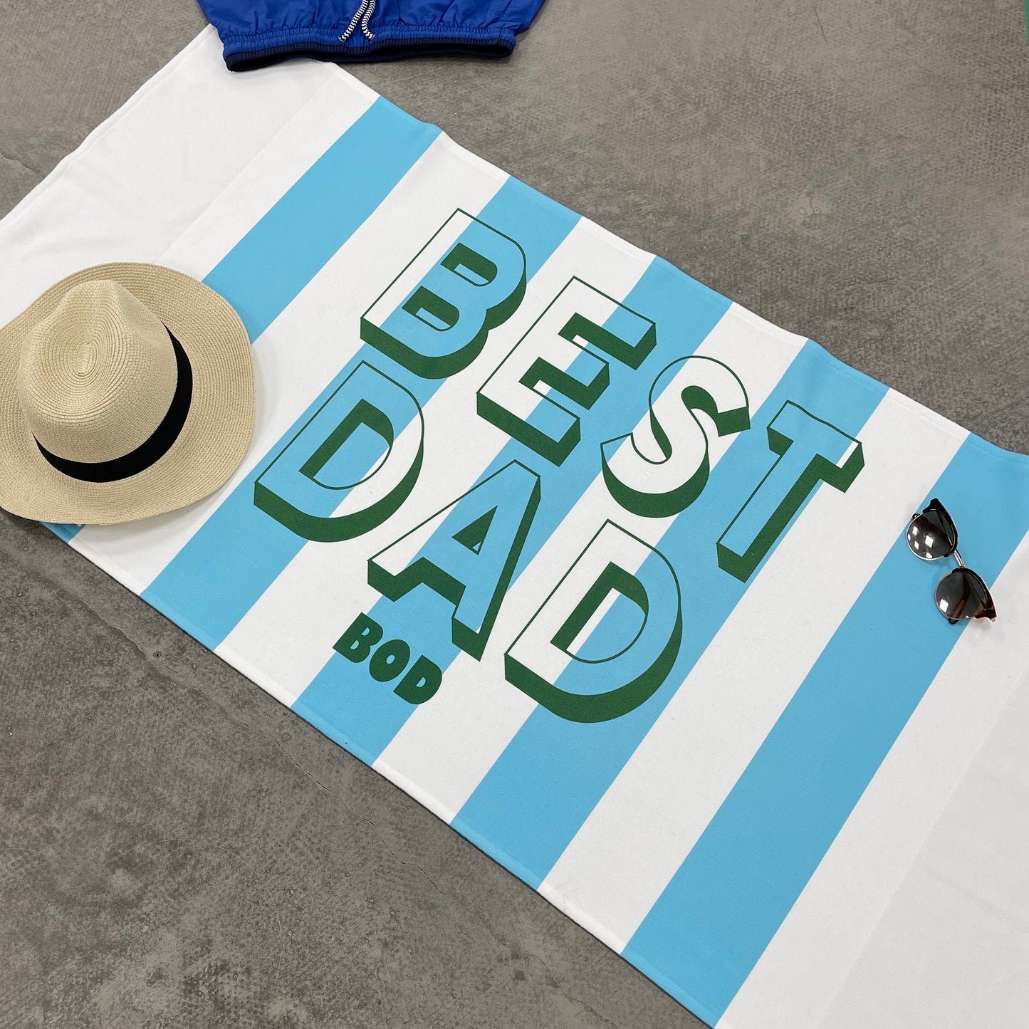 Best Dad Bod Beach Towel