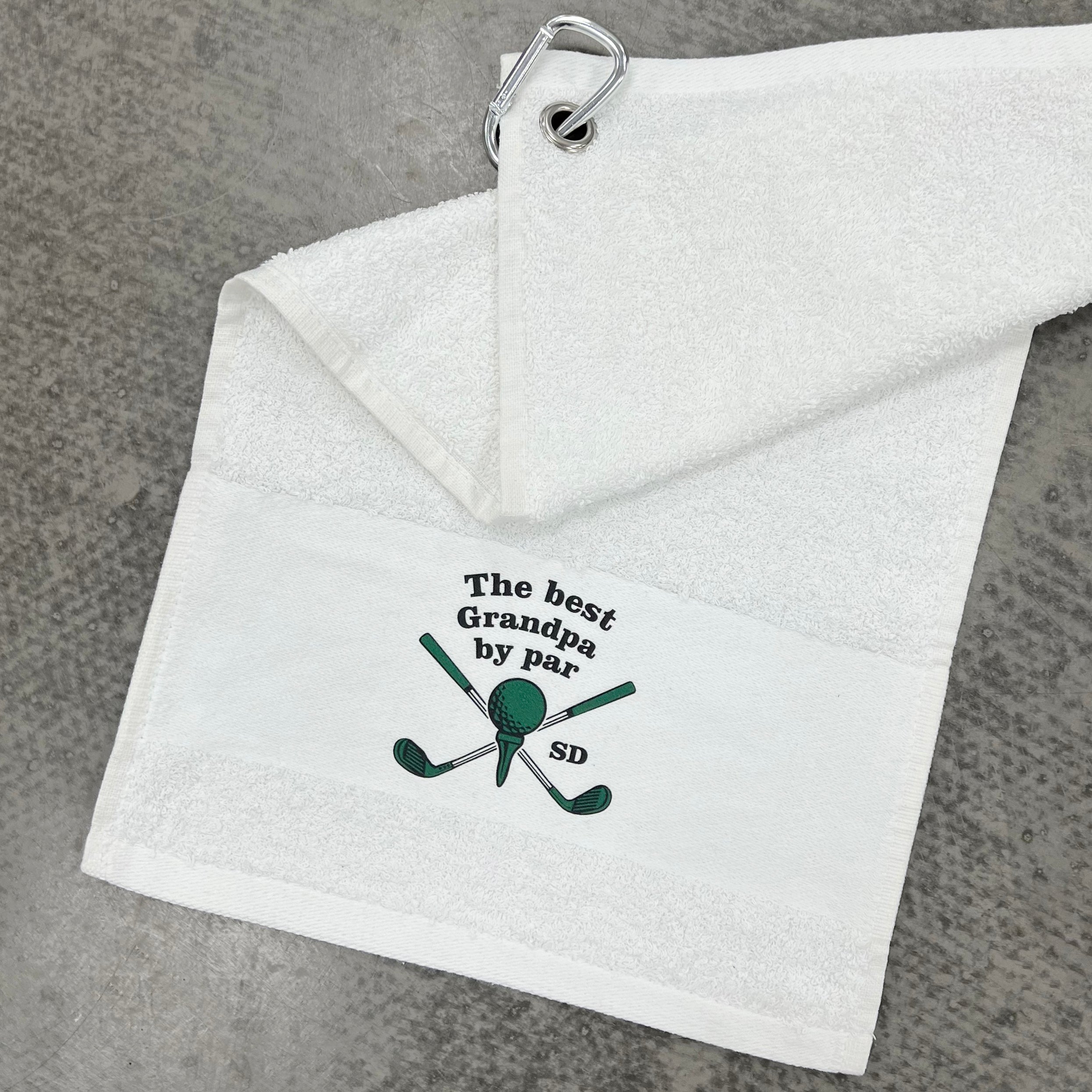 Personalised deals golf towel