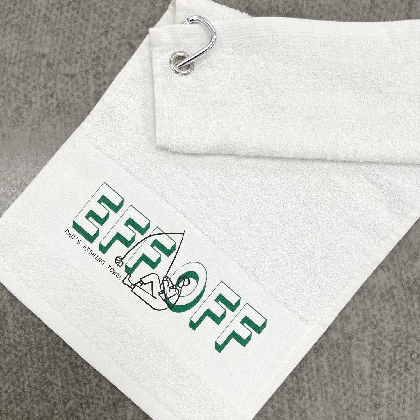 Eff Off Personalised Fishing Towel