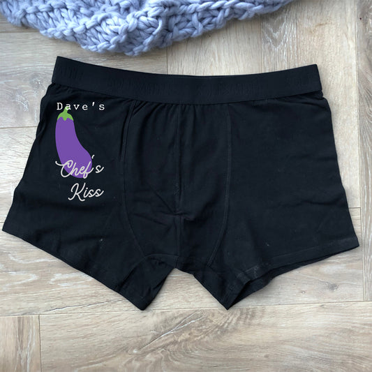 Personalised Chef's Kiss Cheeky Underwear