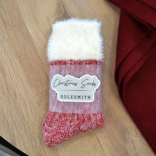 Christmas Fluffy Cuff socks