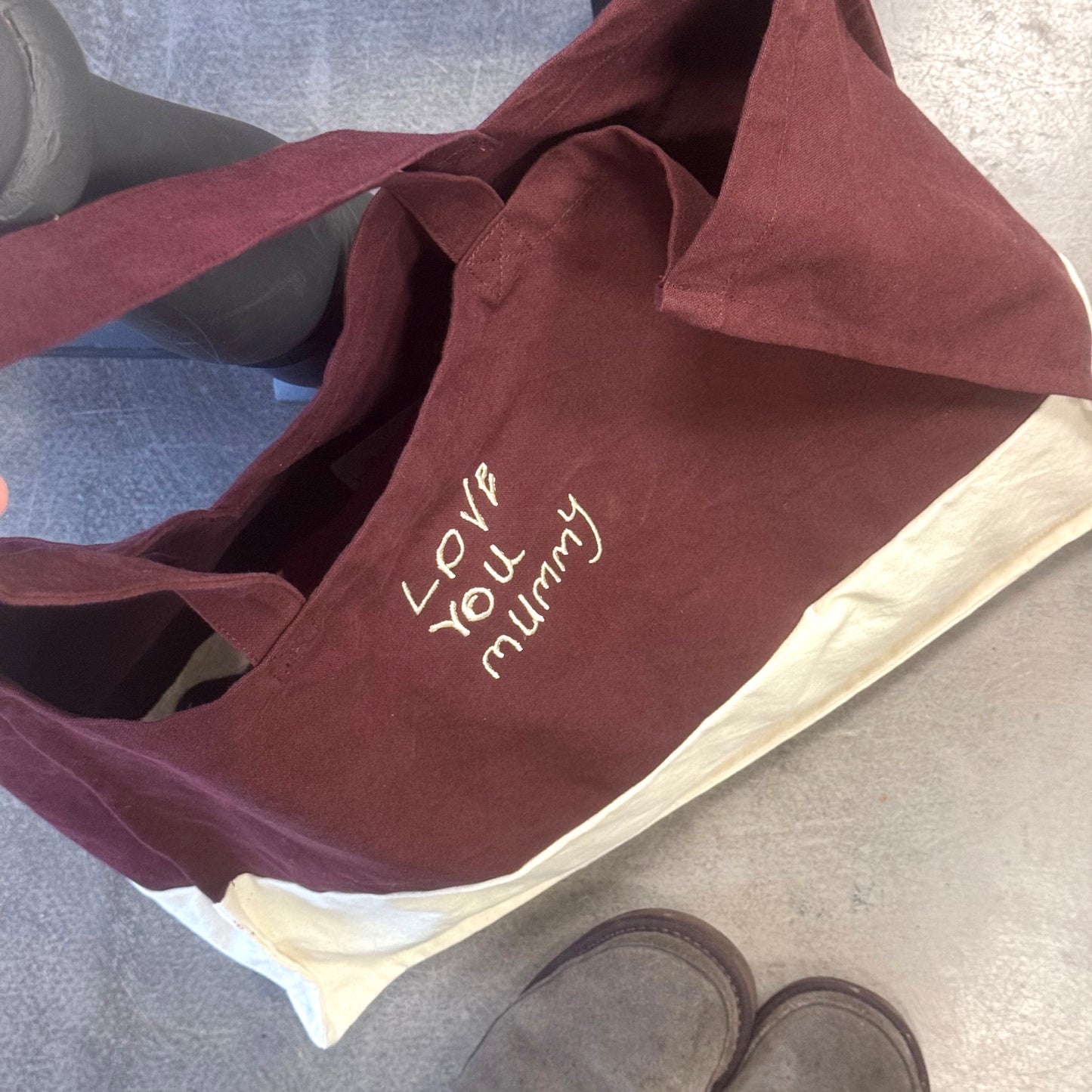 Handwriting Heavyweight Tote Bag