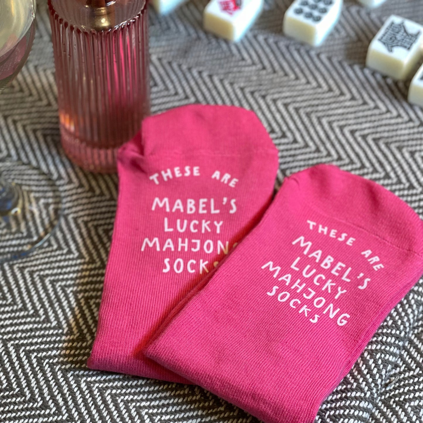 Personalised Lucky Mahjong Socks