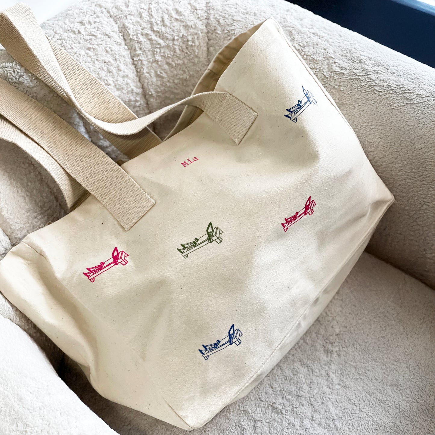 Personalised Reformer Pilates Tote Bag