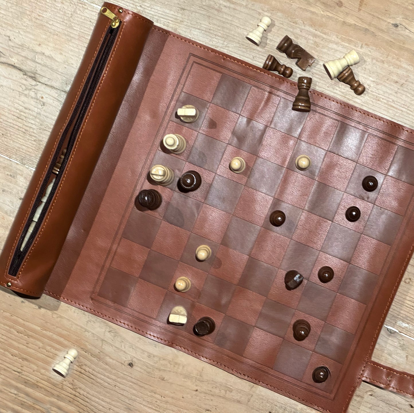Monogram Chess Travel Set