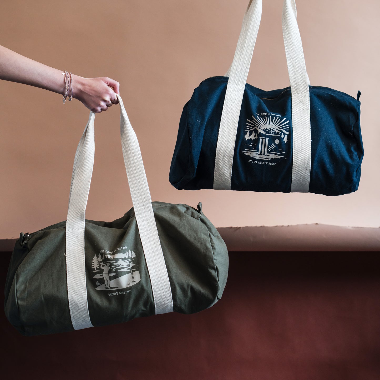 Personalised Cricket Sports Duffle Bag