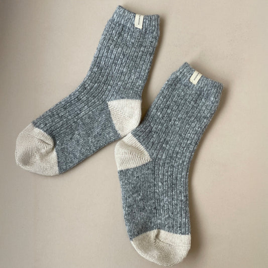 Luxury Ribbed Knit Socks