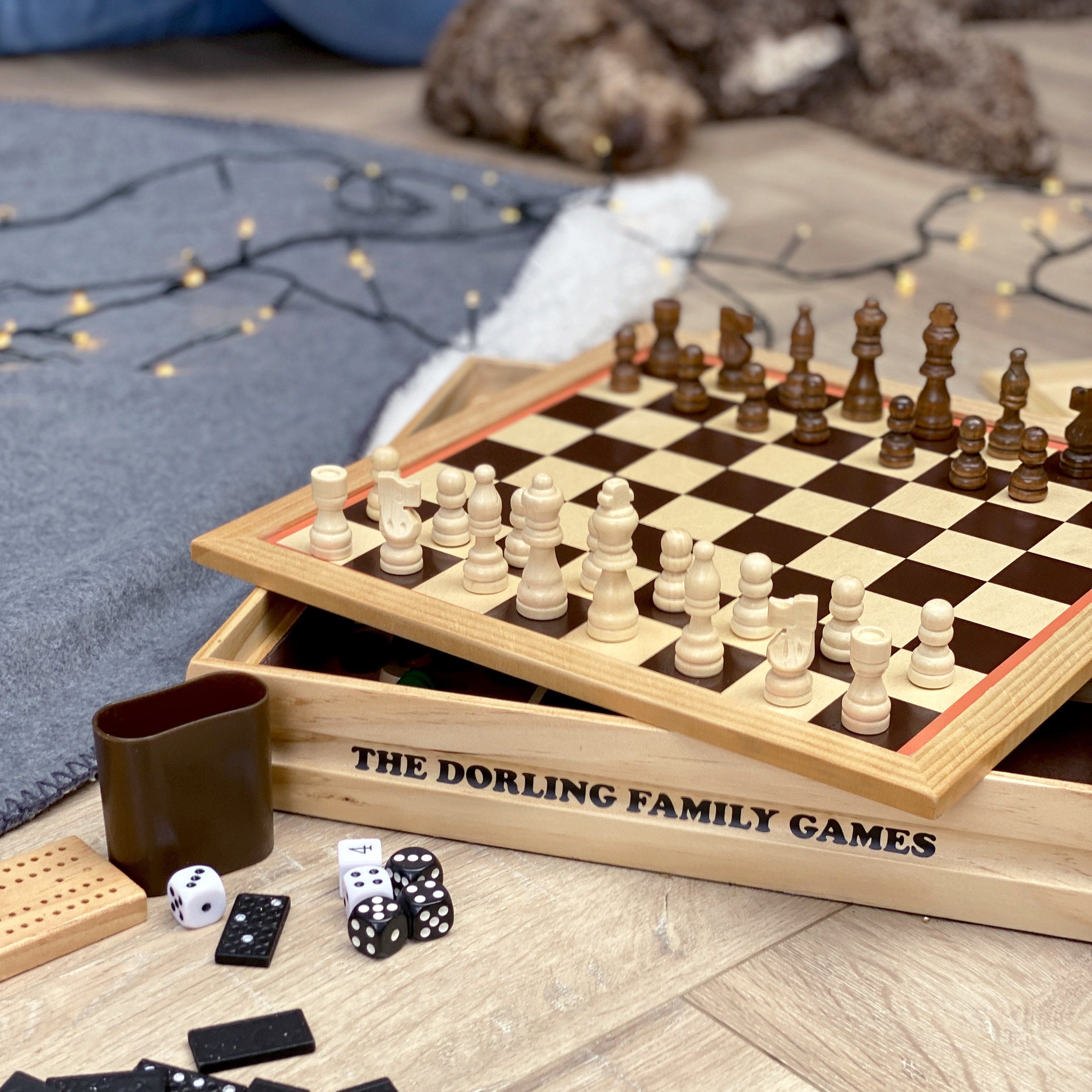 Personalised Family Chess and Multi Game Set – Solesmith