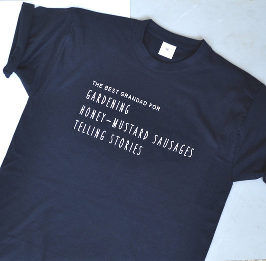 Best Grandad For… Personalised T Shirt, t-shirt, - ALPHS 