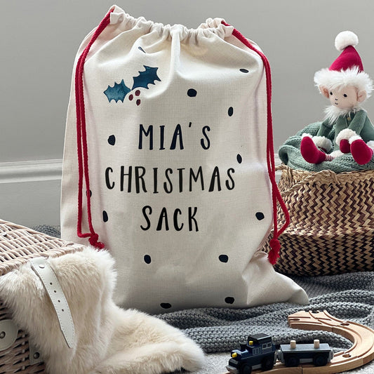 Personalised Children's Santa Sack
