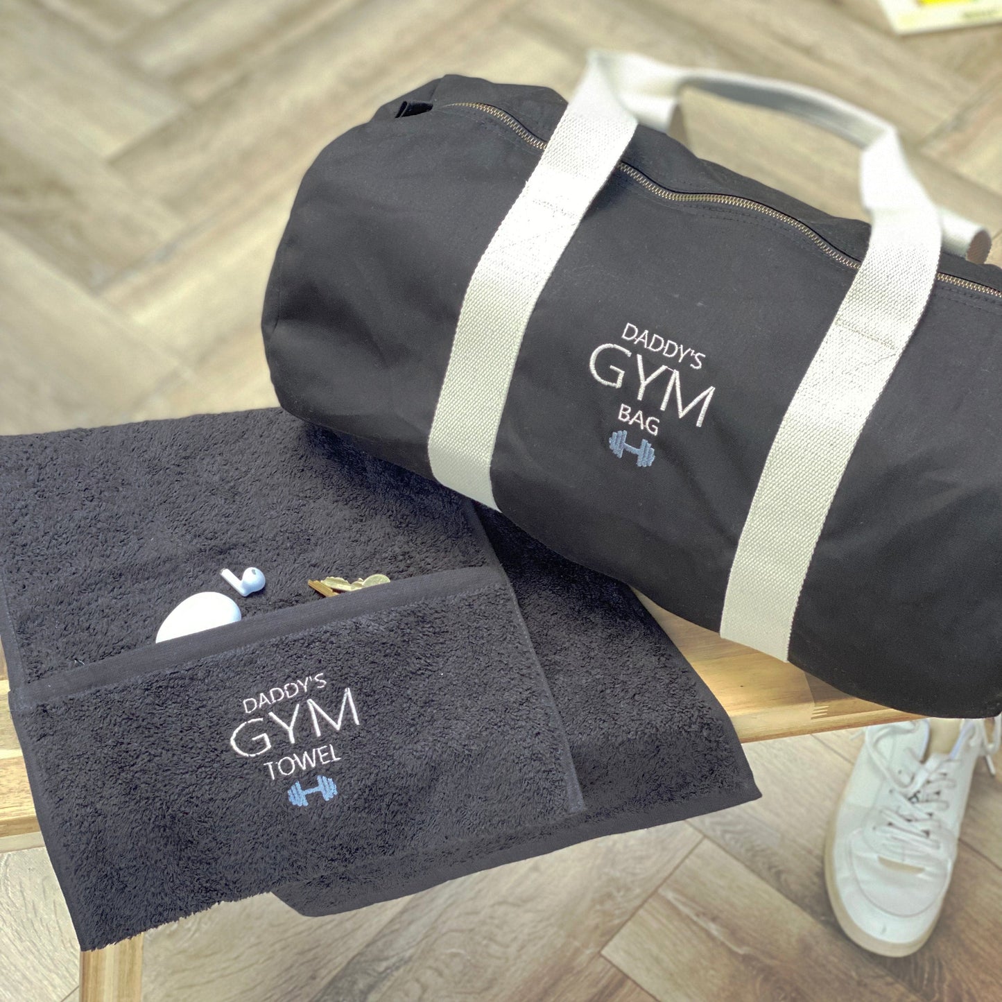 Personalised Gym Barrel Bag