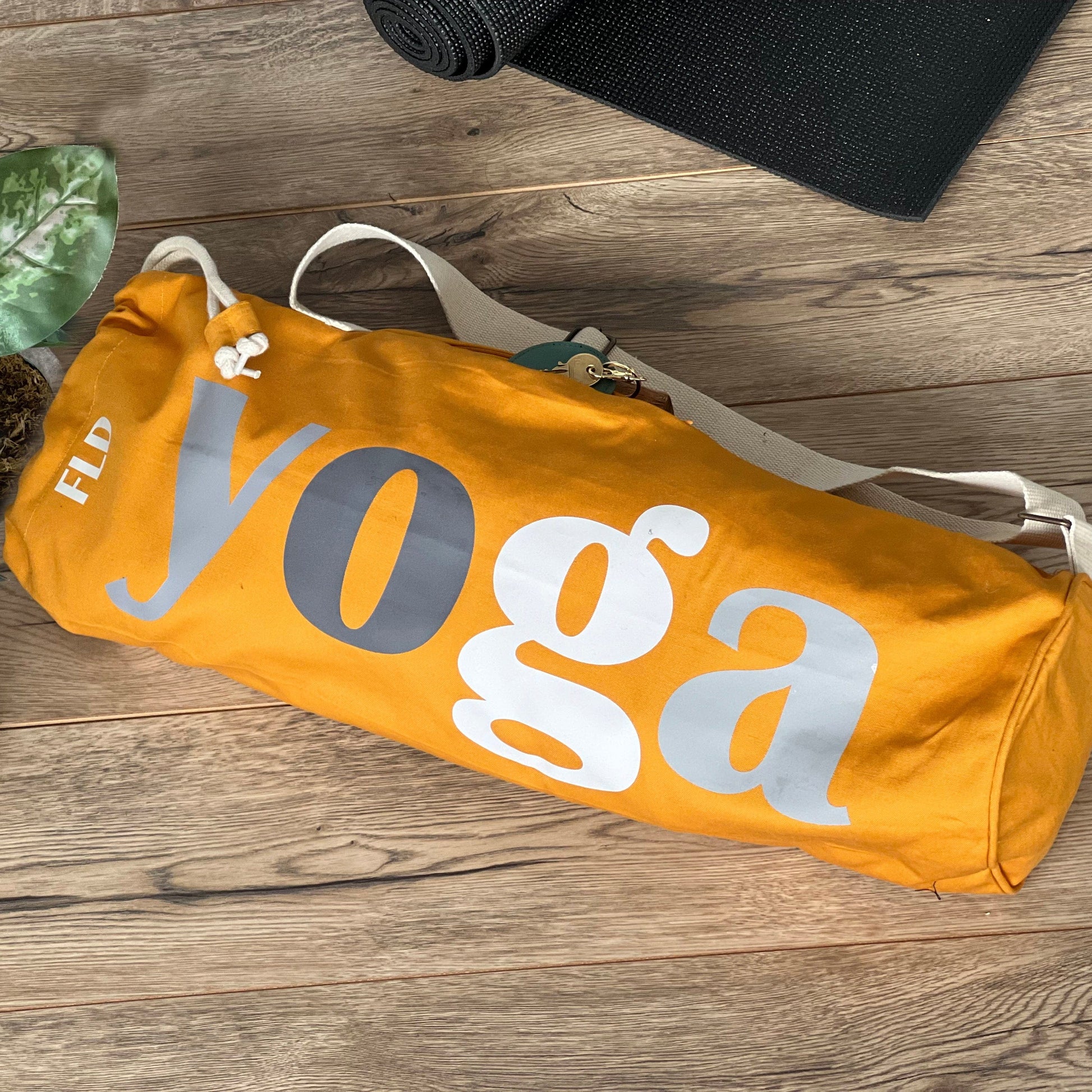 Personalised Organic Yoga Mat Bag – Solesmith