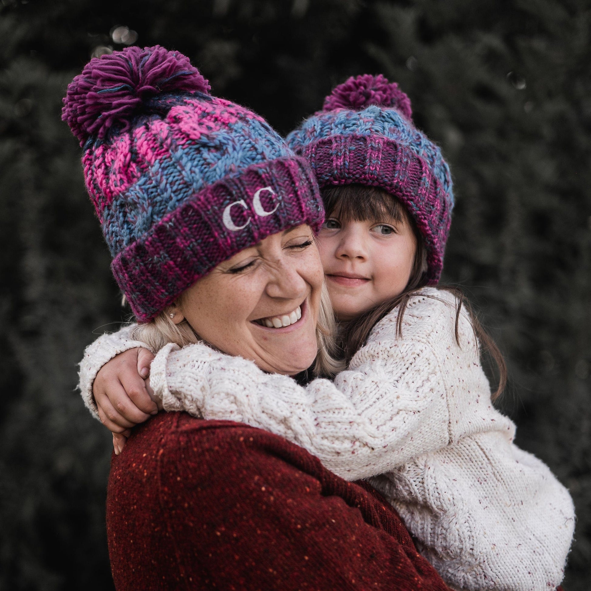 Daddy And Me Personalised Winter Hat