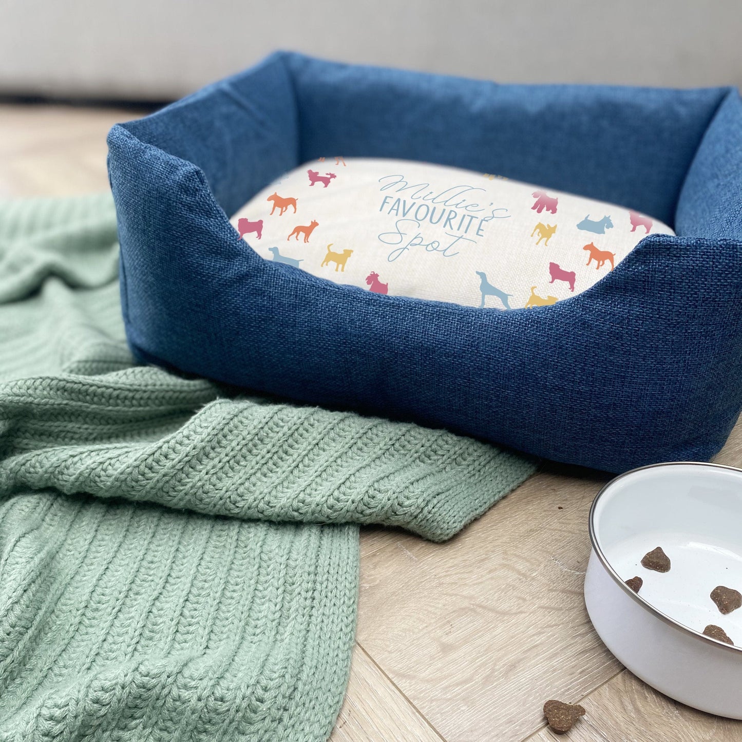 Personalised Favourite Spot Dog Bed