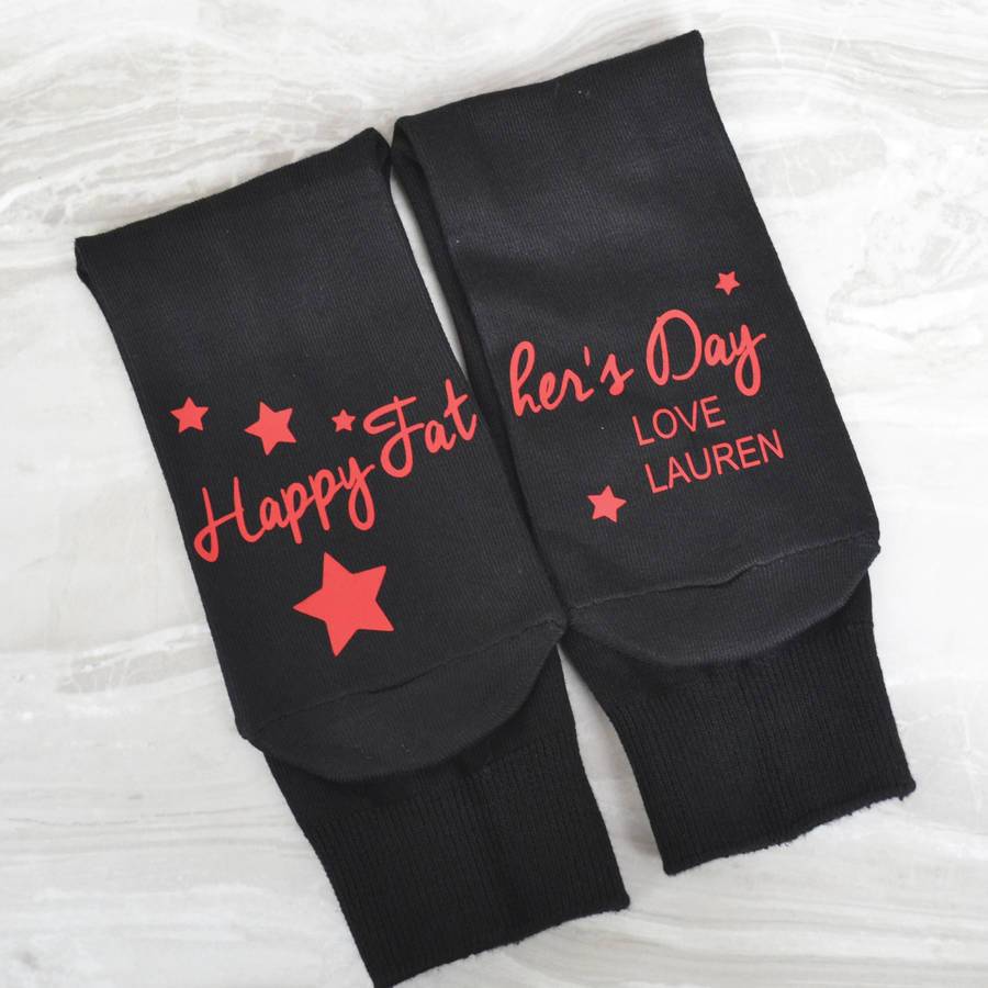 Father's Day Personalised Socks, socks, - ALPHS 
