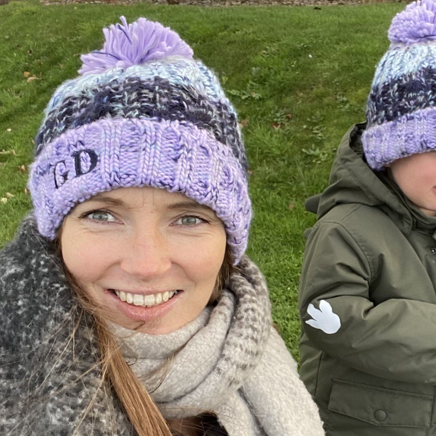 Daddy And Me Personalised Winter Hat