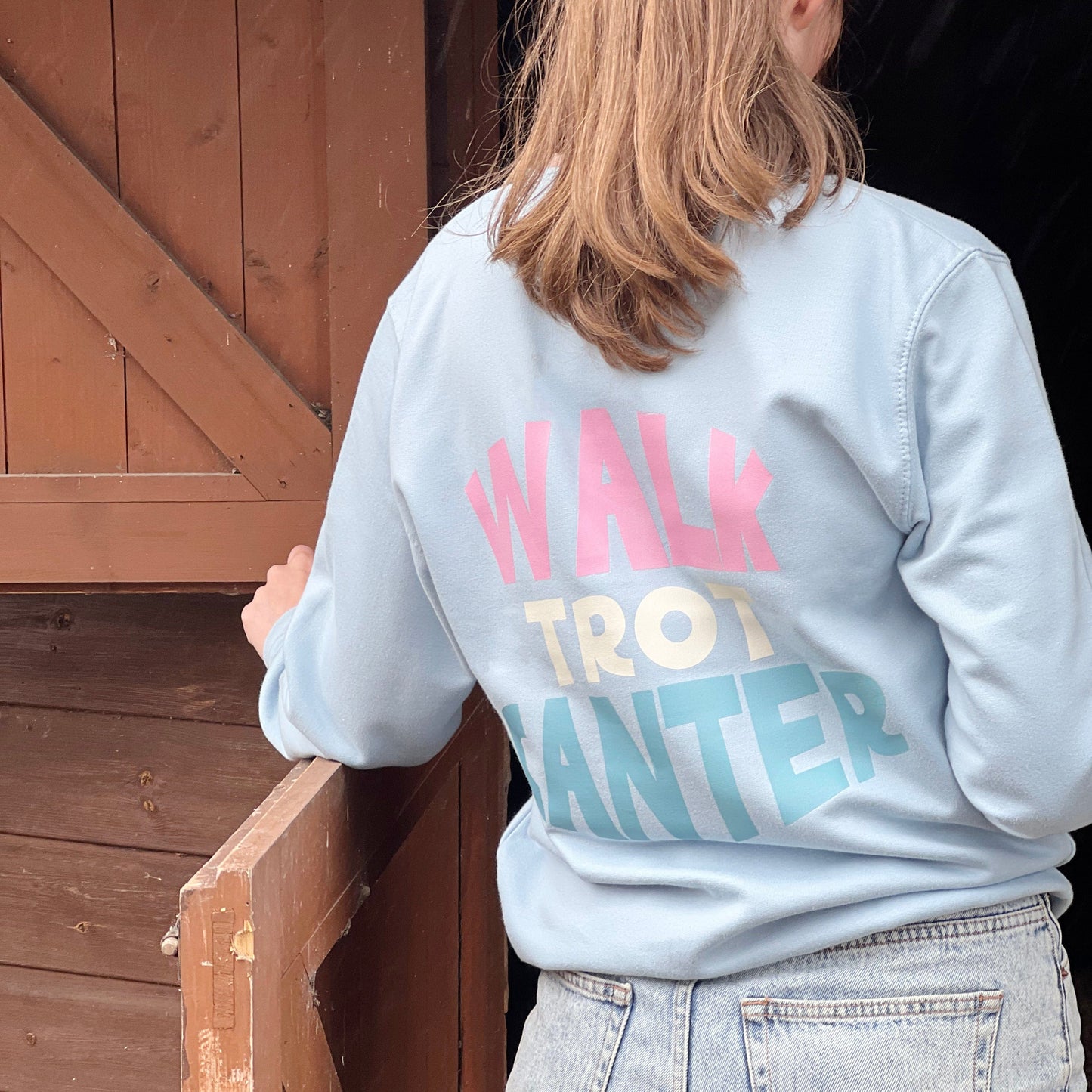 Walk Trot Canter Stables Sweatshirt