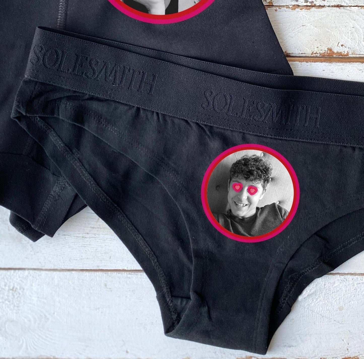 Personalised Love Struck Photo Underwear