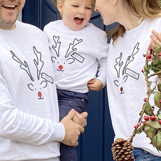 OUTLET 'Daddy' Size Extra Large Family Christmas Jumper