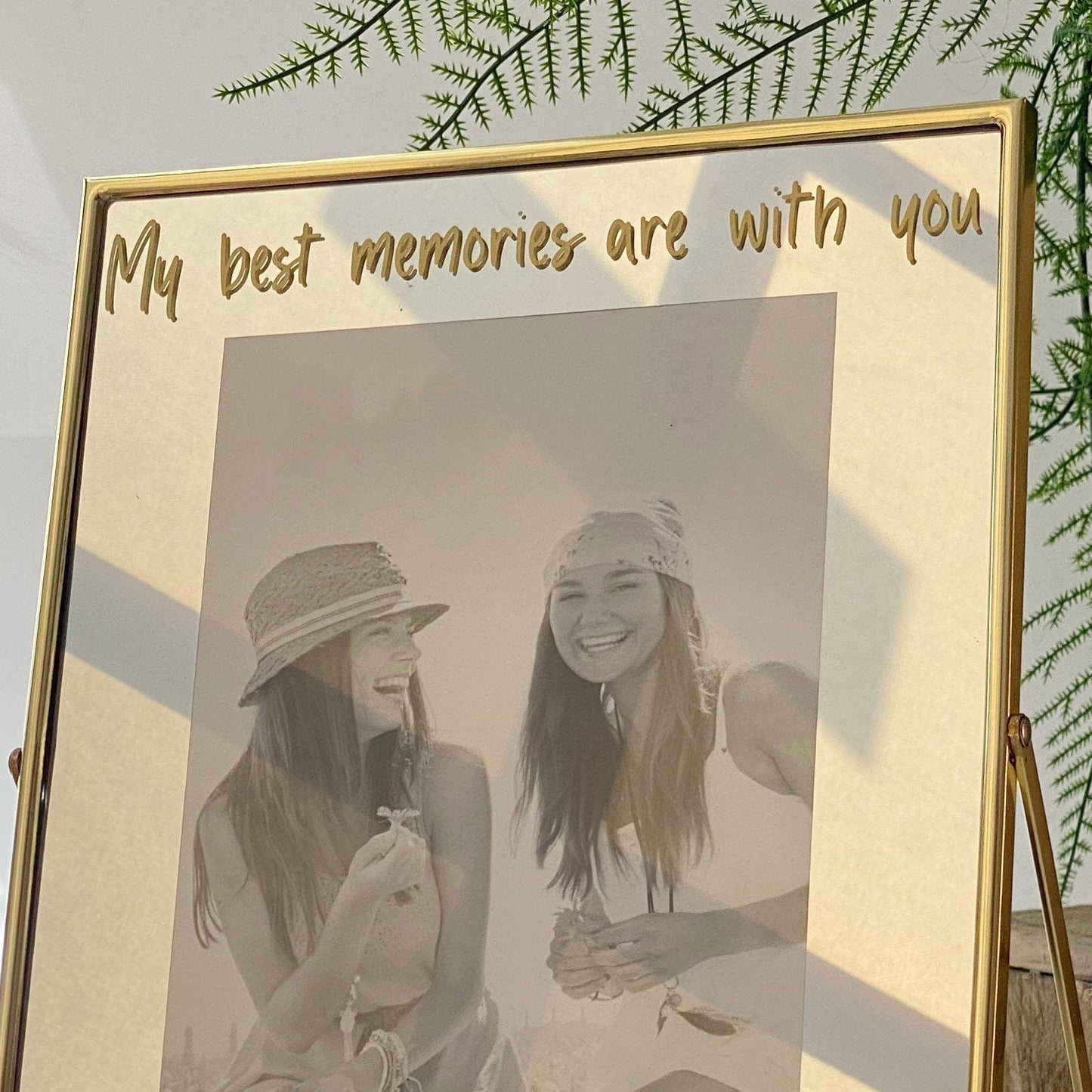 Mirrored Favourite Memories Photo Frame
