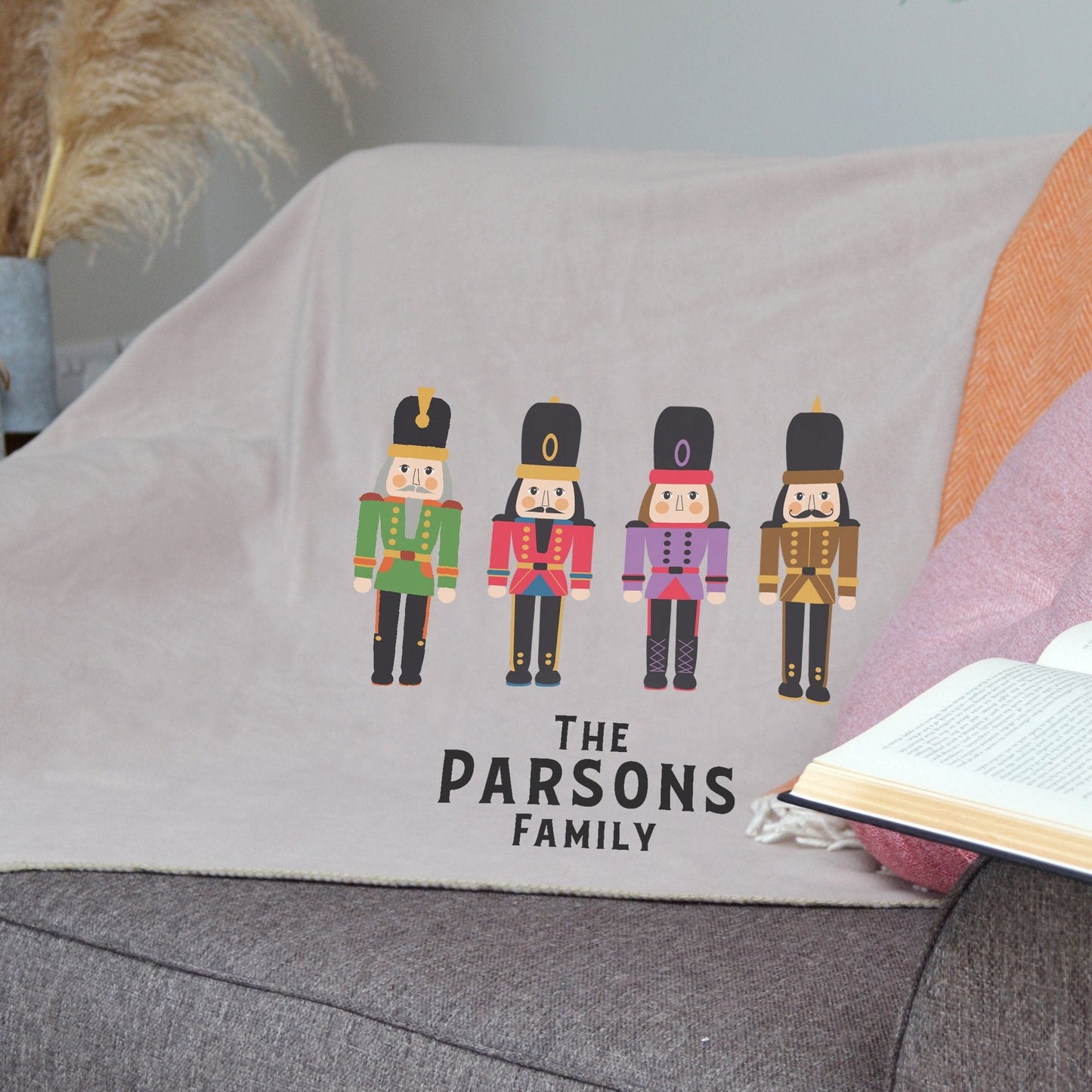 Nutcracker Personalised Family Blanket