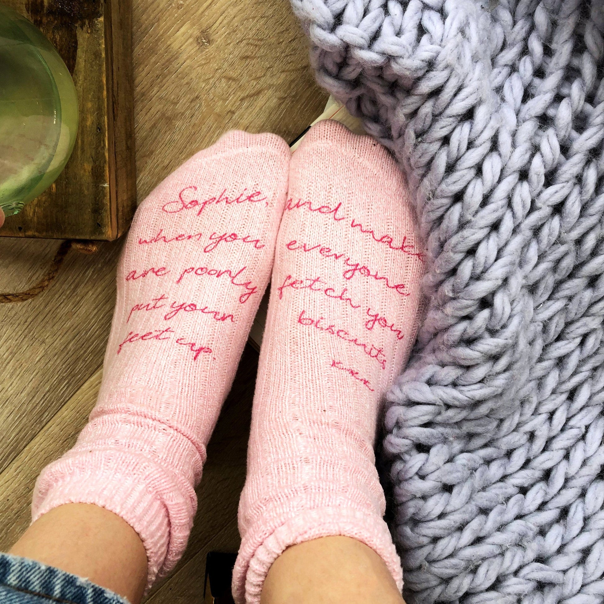 Women's Put Your Feet Up Patterned Socks By Solesmith