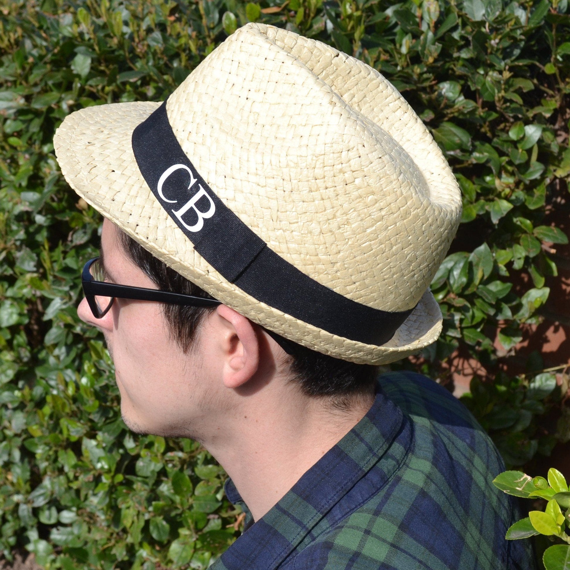 Personalised Monogram Men's Straw Hat – Solesmith