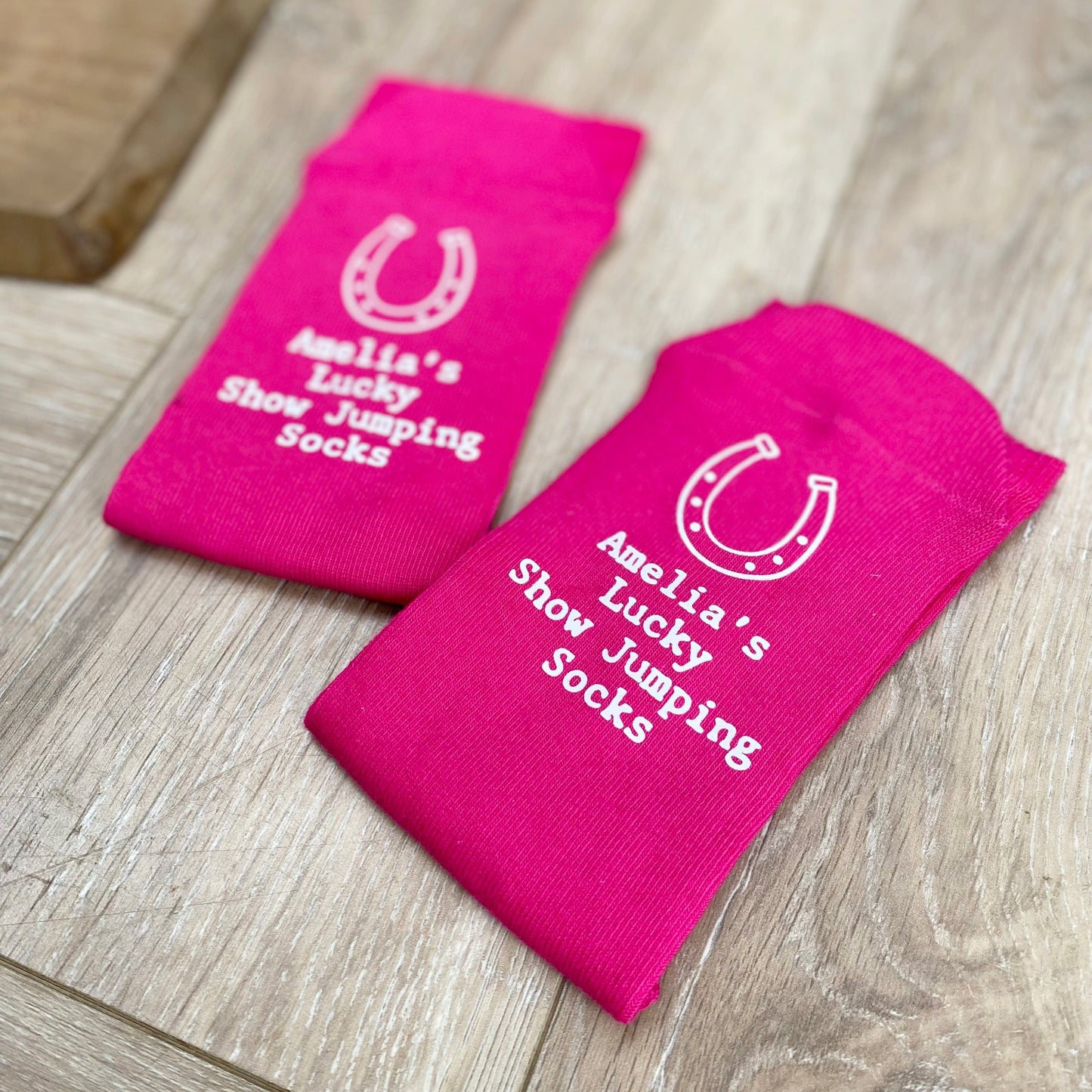 Lucky Horse Riding Competition Socks