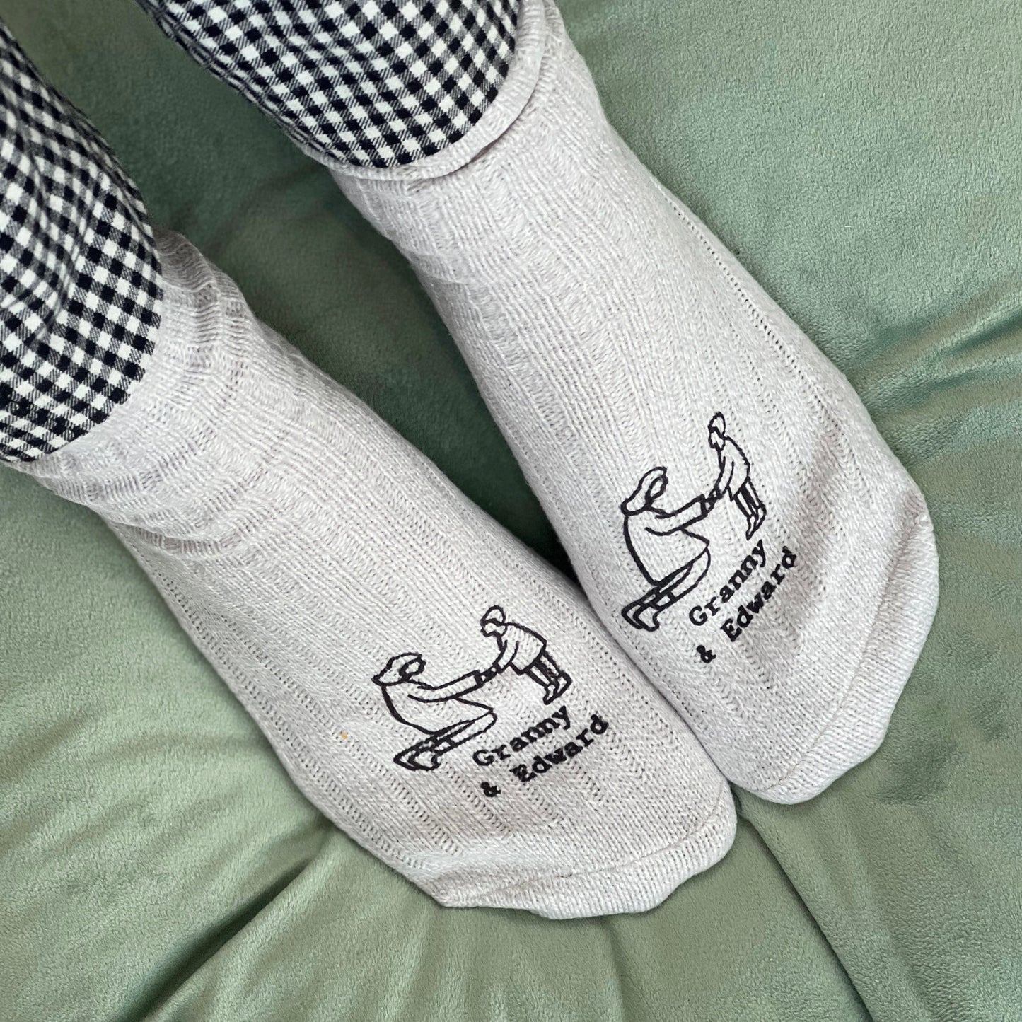 Mummy And Me Personalised Snug Socks