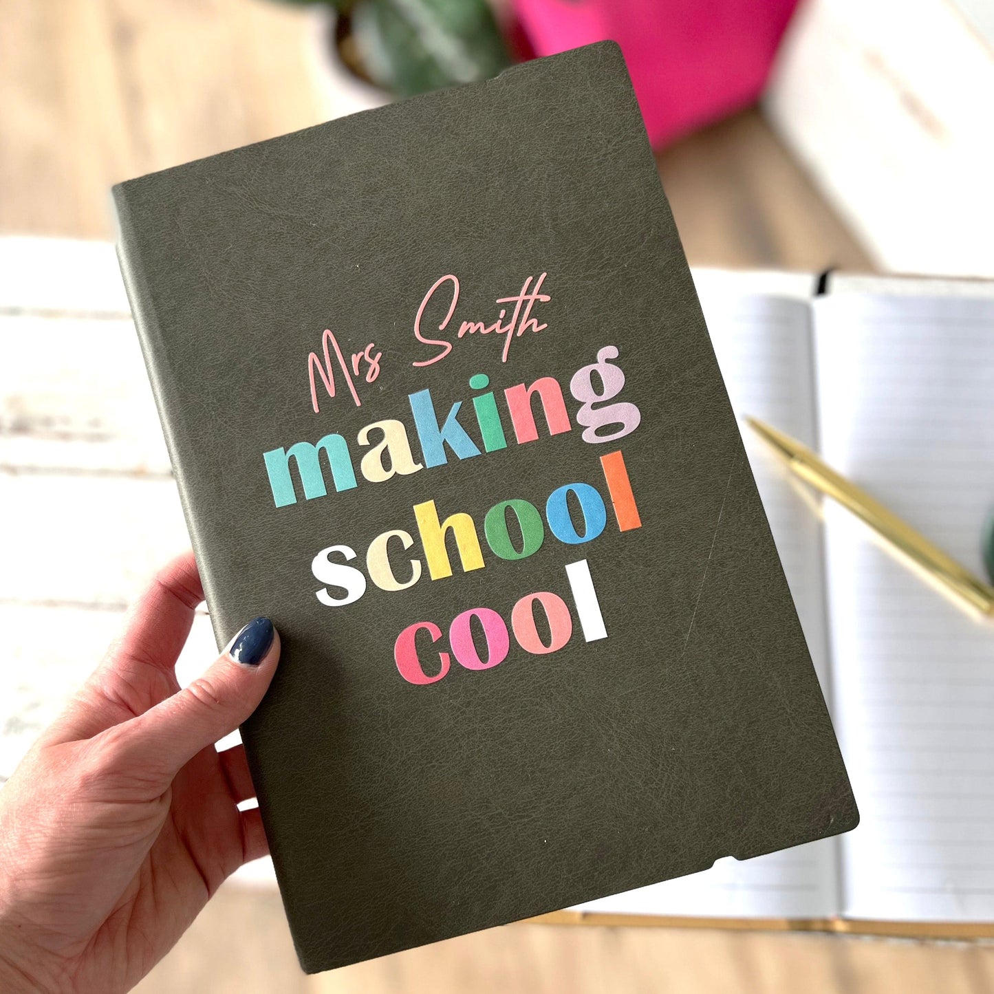 Personalised Making School Cool Notebook