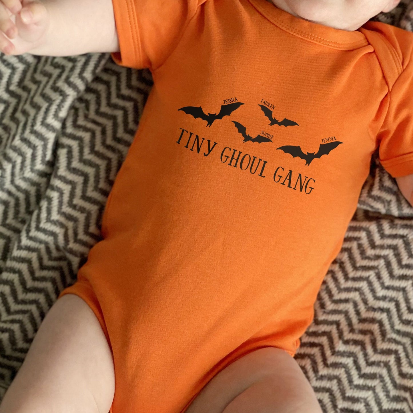 Tiny Ghoul Gang Personalised Babygrow