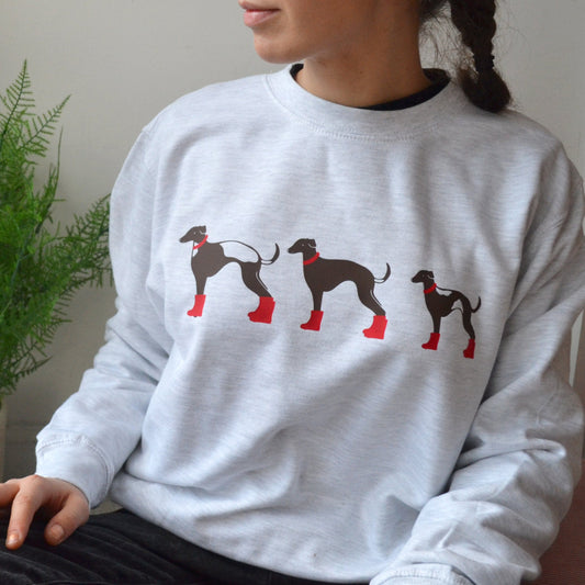 Personalised Whippet Family Jumper