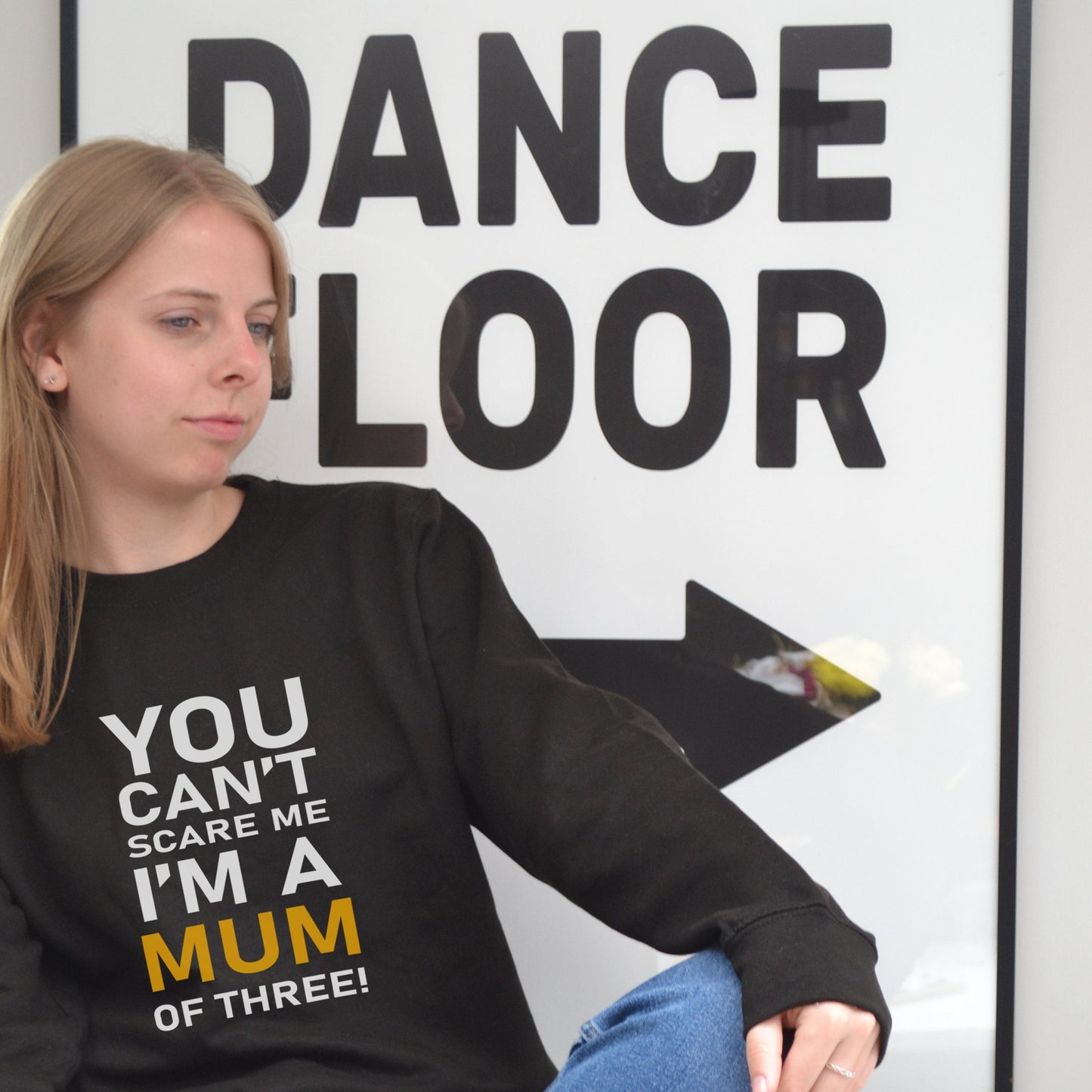 You Can't SCARE ME I'm A Mum Personalised Halloween Jumper