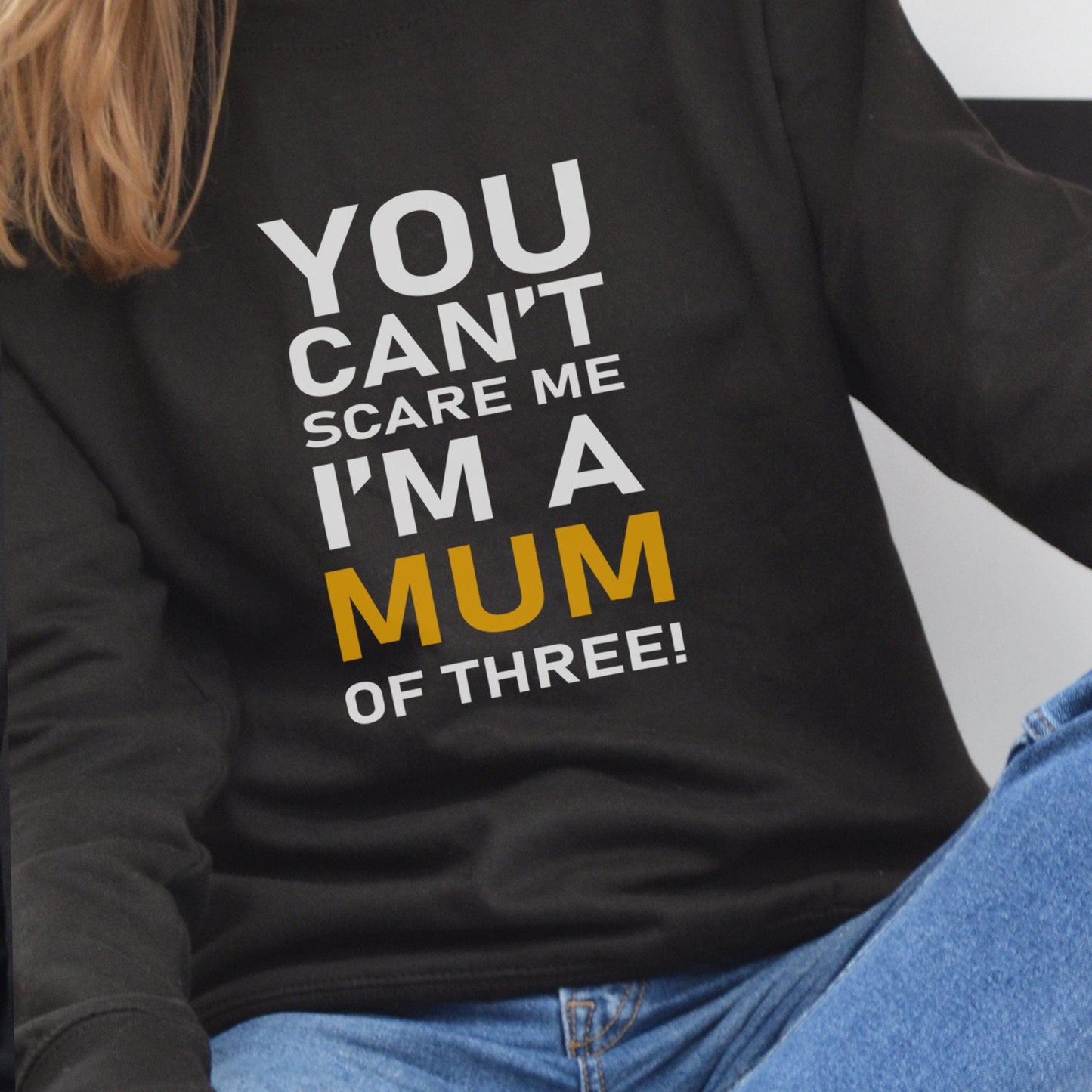 You Can't SCARE ME I'm A Mum Personalised Halloween Jumper