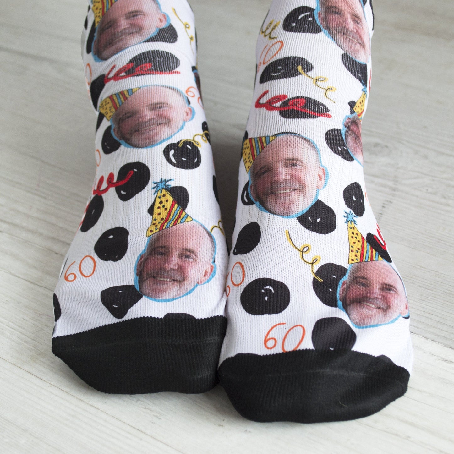 Personalised Birthday Face Socks