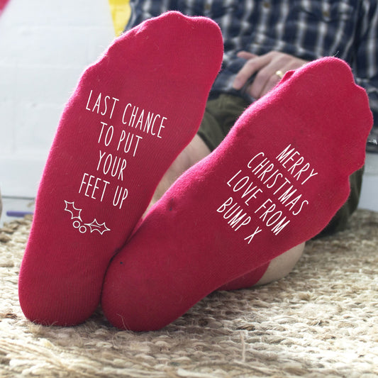 Merry Christmas from Bump Socks, socks, - ALPHS 