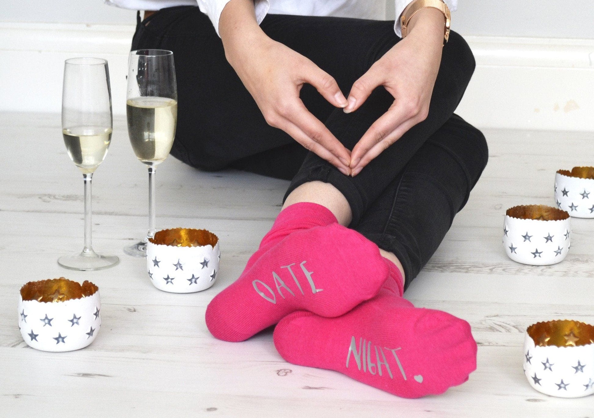 Personalised Gift Socks - Date Night, Socks, - ALPHS 