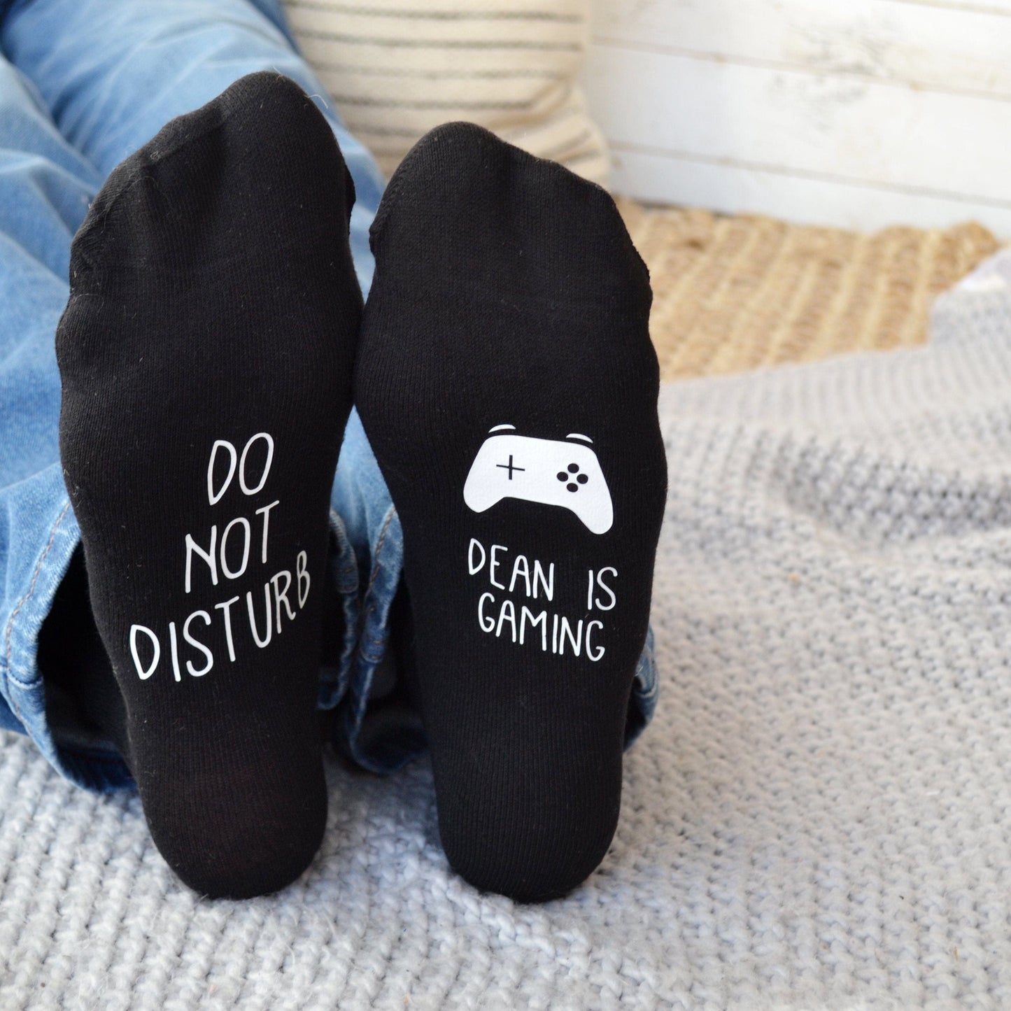 Do Not Disturb Gaming Socks