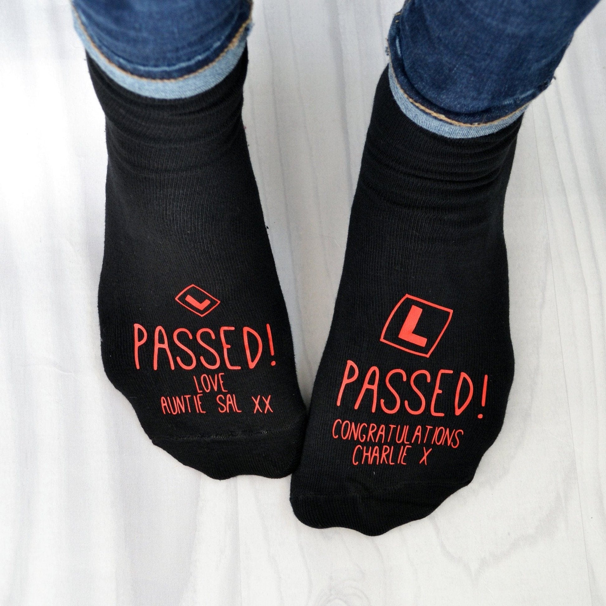 Driving Test Passed Personalised Socks, socks, - ALPHS 