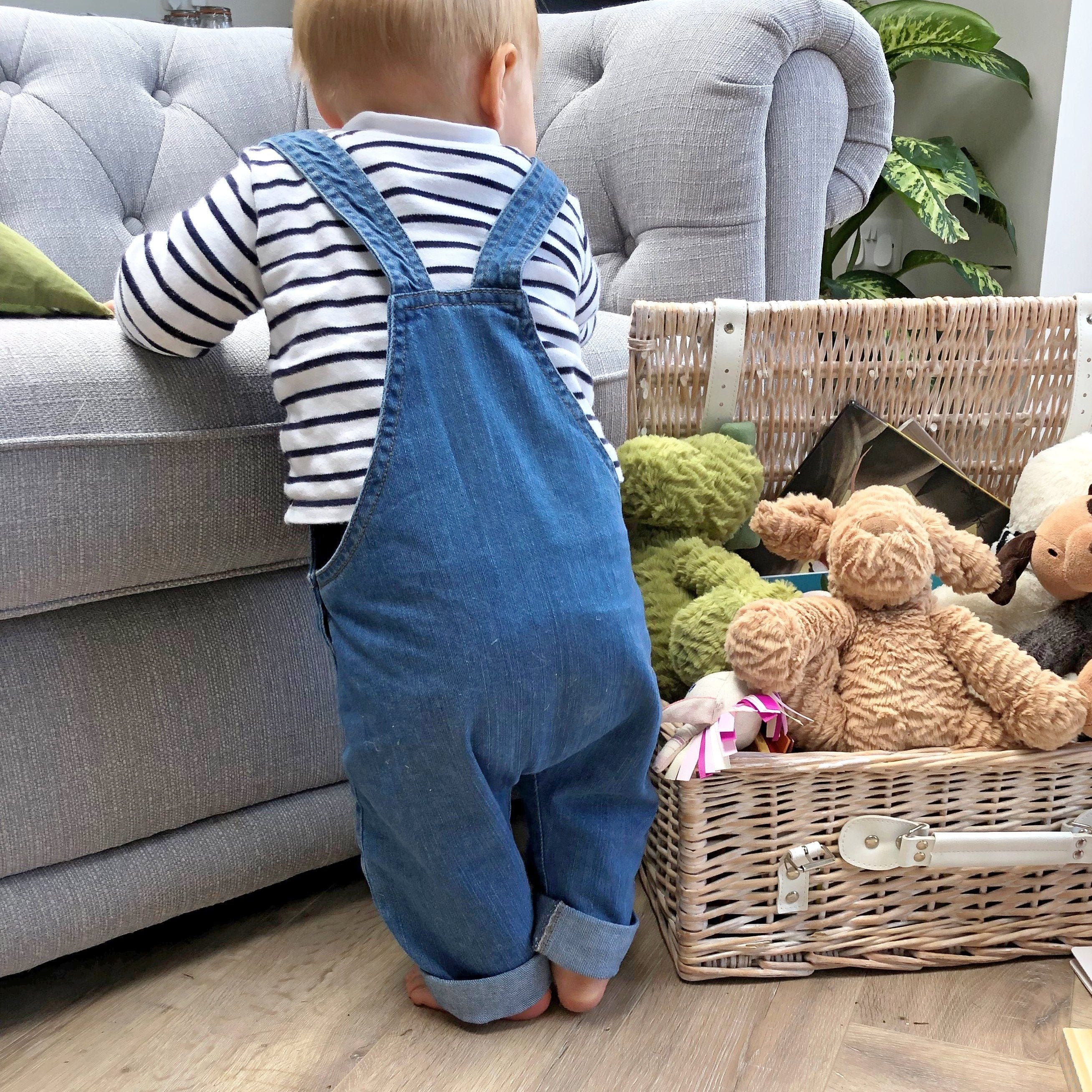 H and shop m baby dungarees