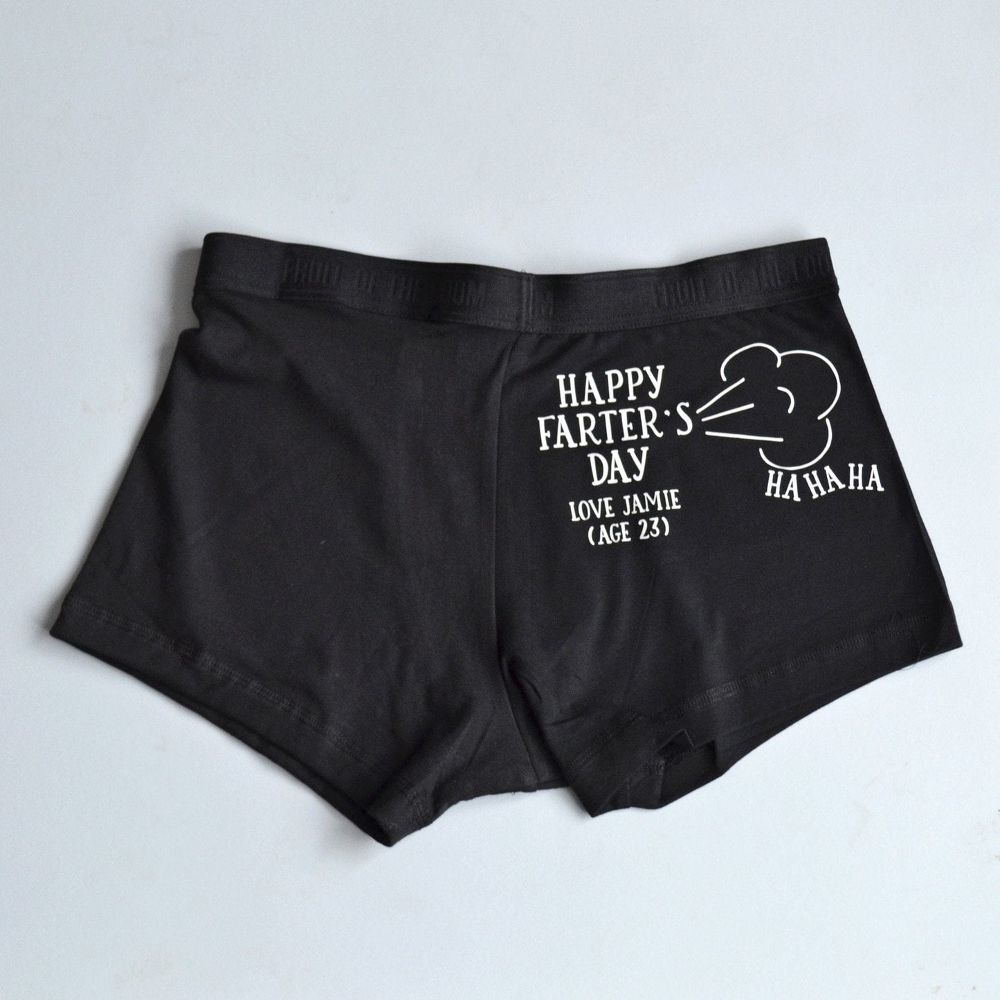 Personalised Farter's Day Underwear, underwear, - ALPHS 