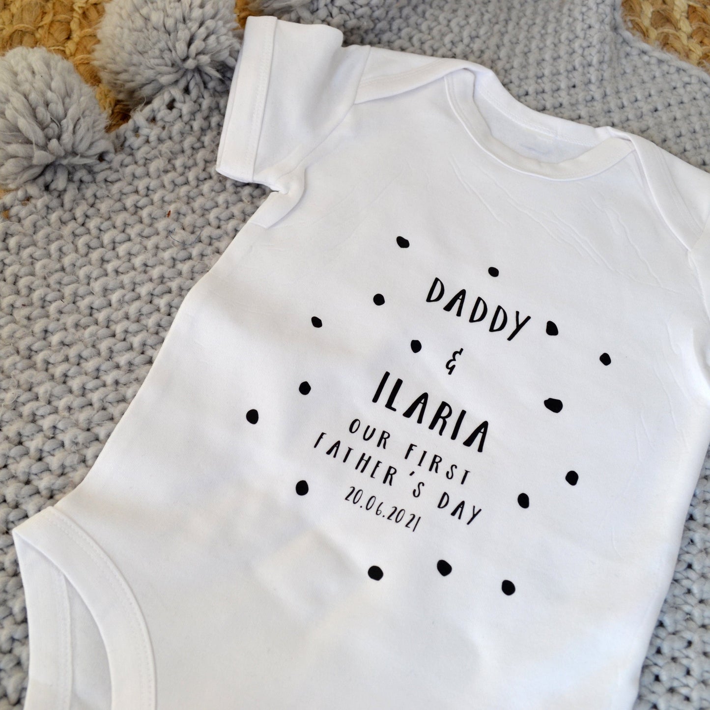 Personalised Special Date Babygrow