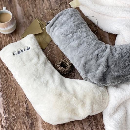 Personalised Faux Fur Stocking