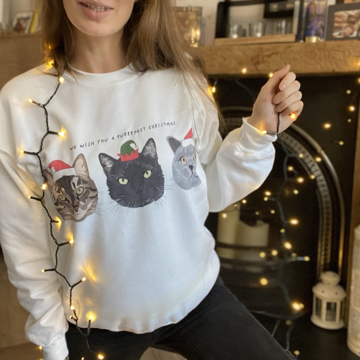 OUTLET Purrrfect Christmas Jumper