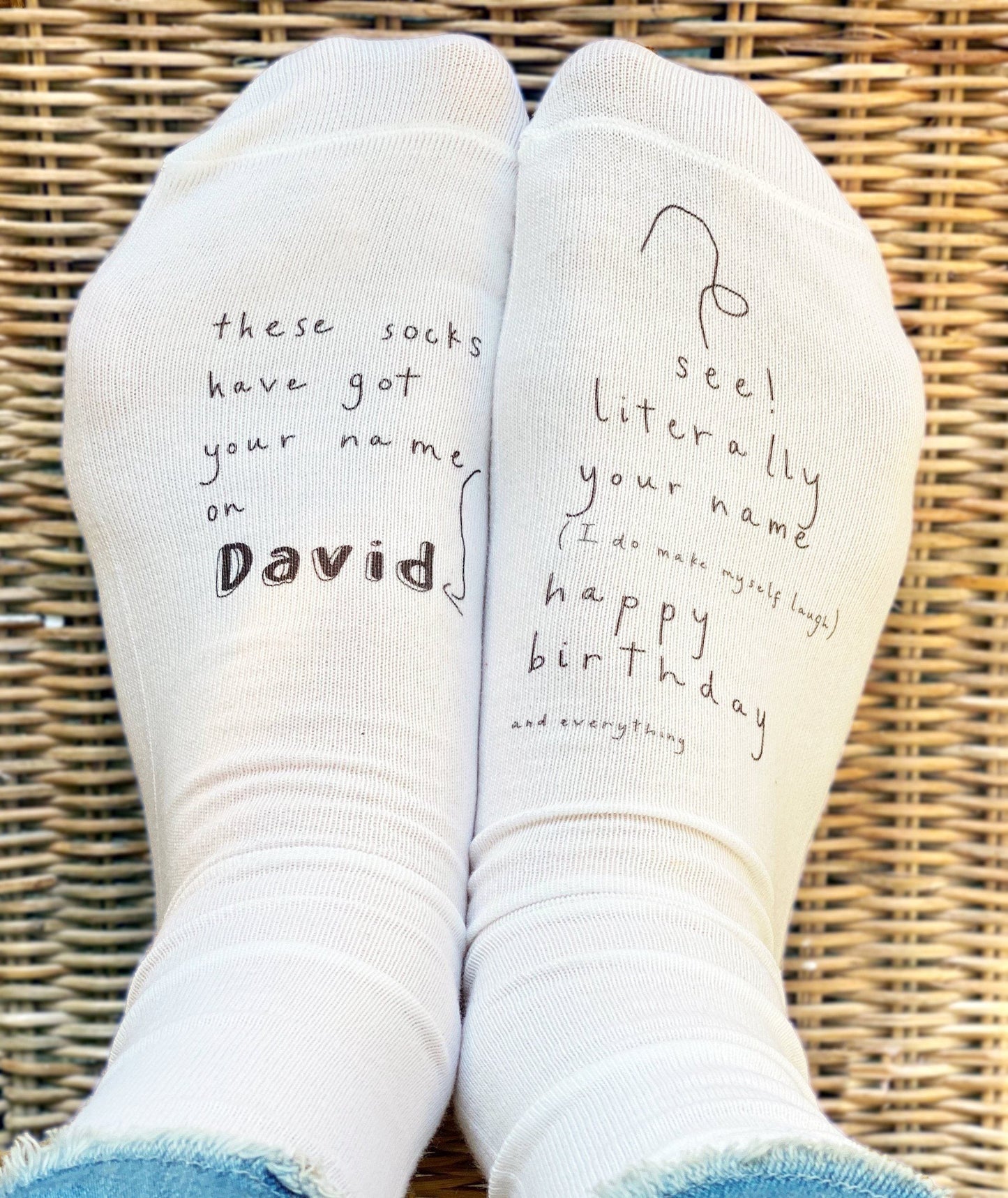 Personalised Funny Birthday Socks, Socks, - ALPHS 