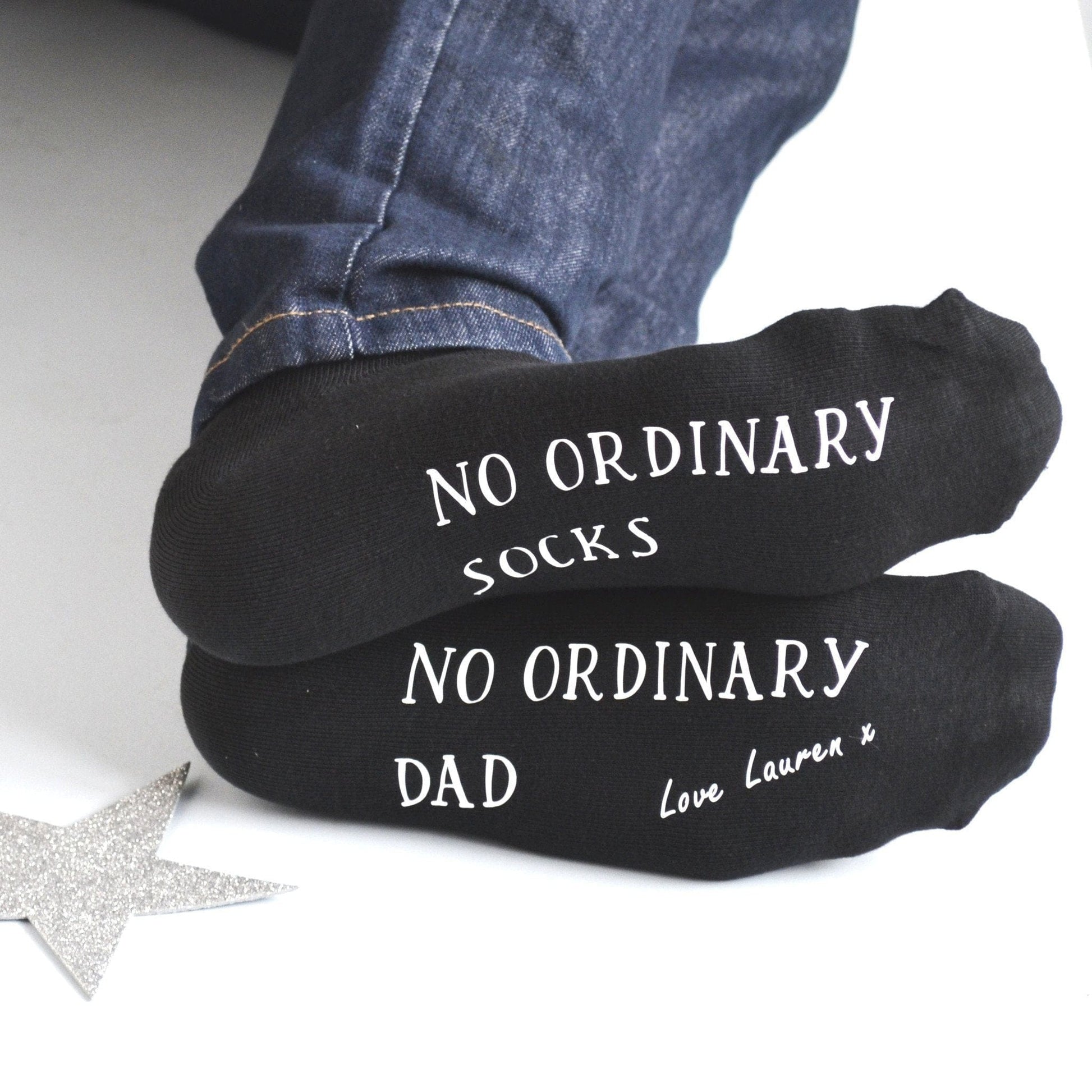 No Ordinary Dad Personalised Socks, socks, - ALPHS 