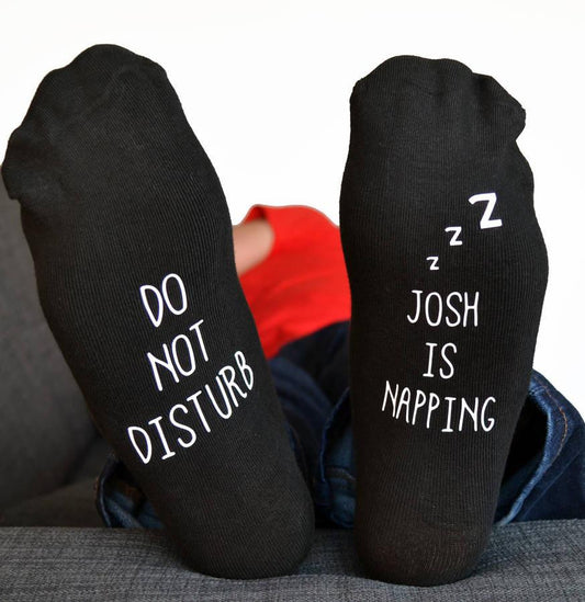 Do Not Disturb Napping Socks, socks, - ALPHS 