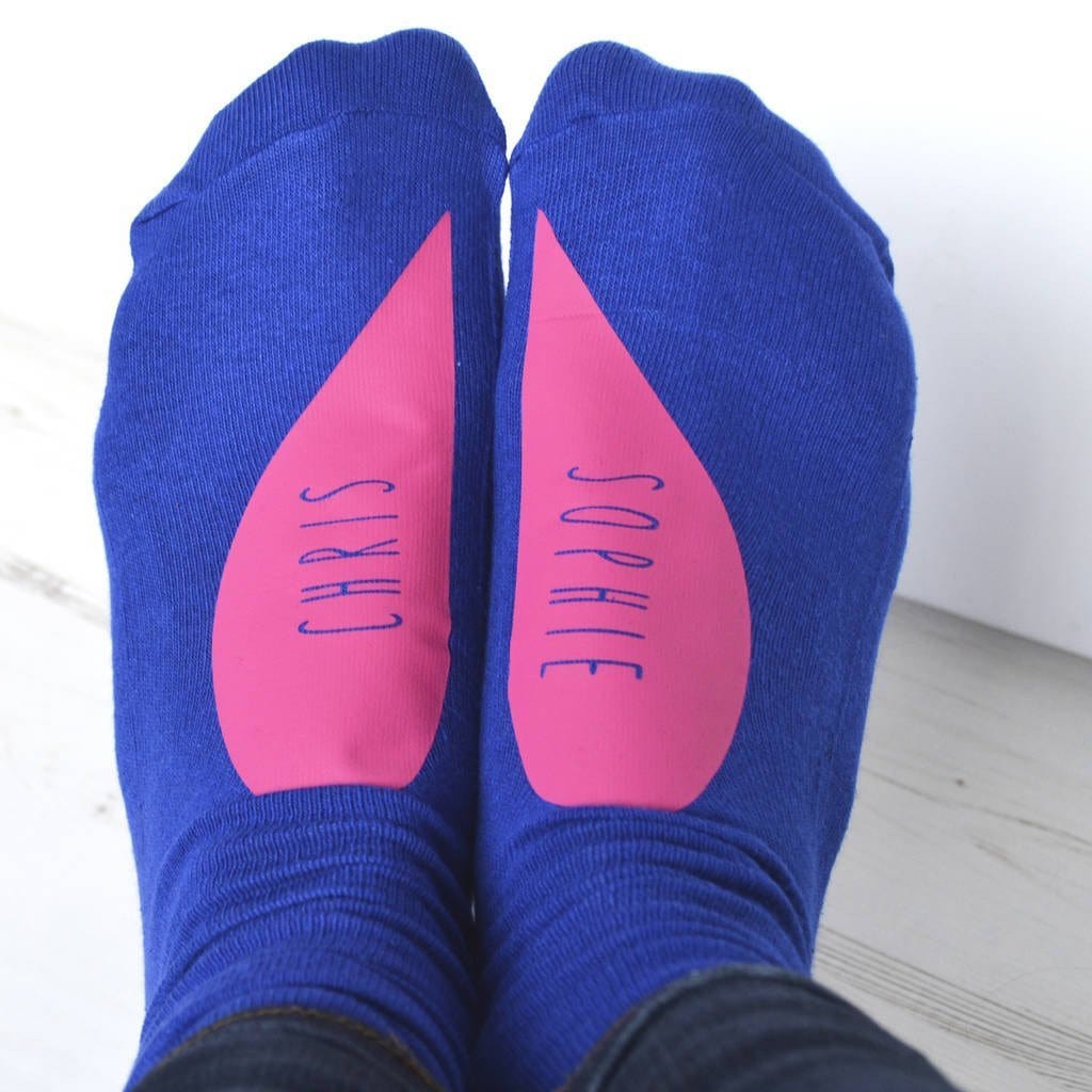 Personalised Gift Socks - Heart Design, Socks, - ALPHS 