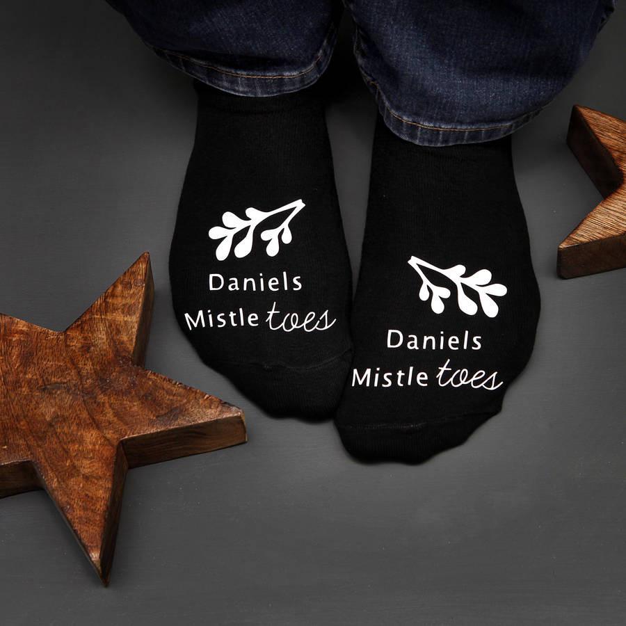 Mistle Toes Christmas Socks, socks, - ALPHS 
